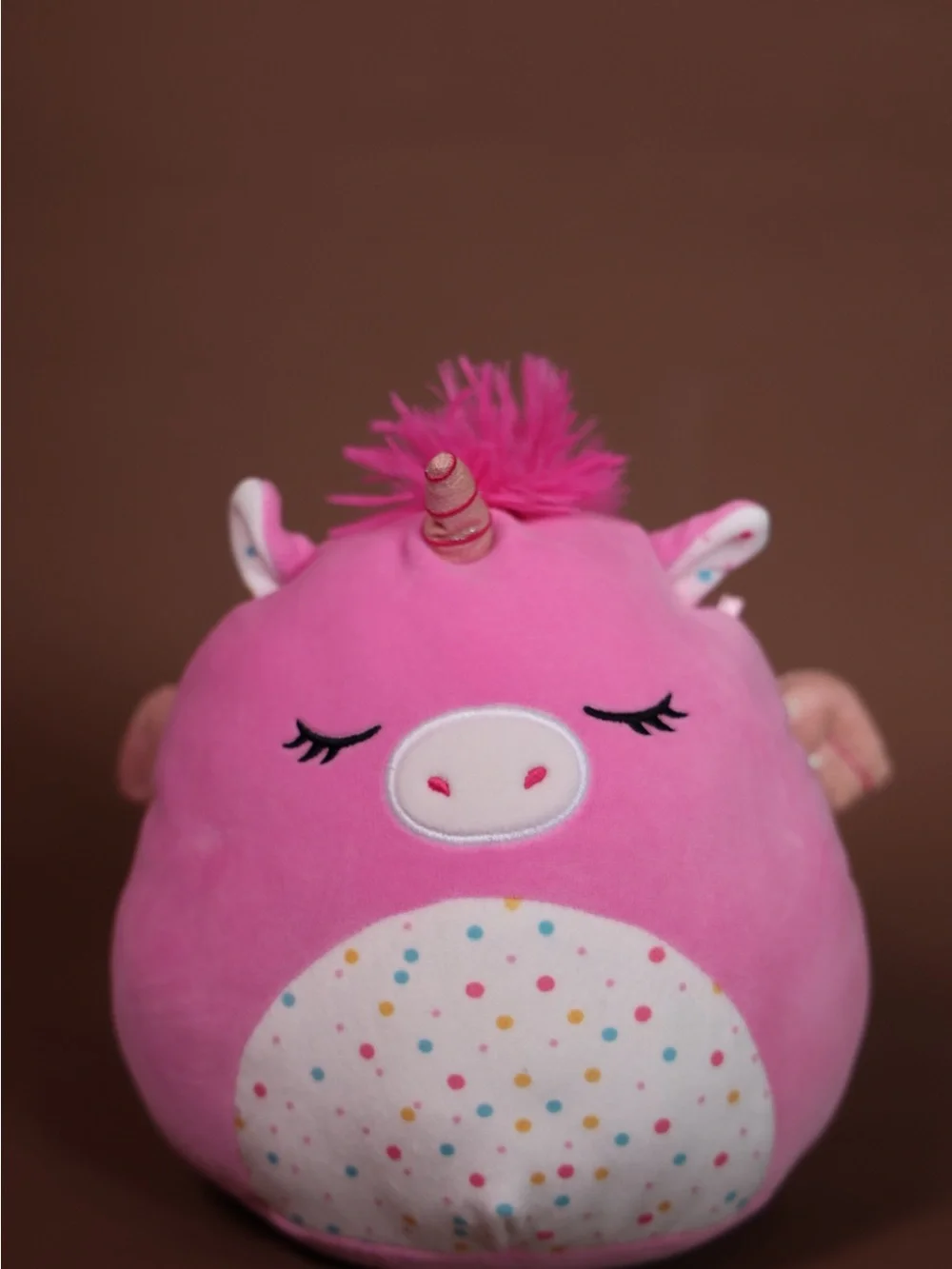 Pink Unicorn Plush Squishmallow 8”